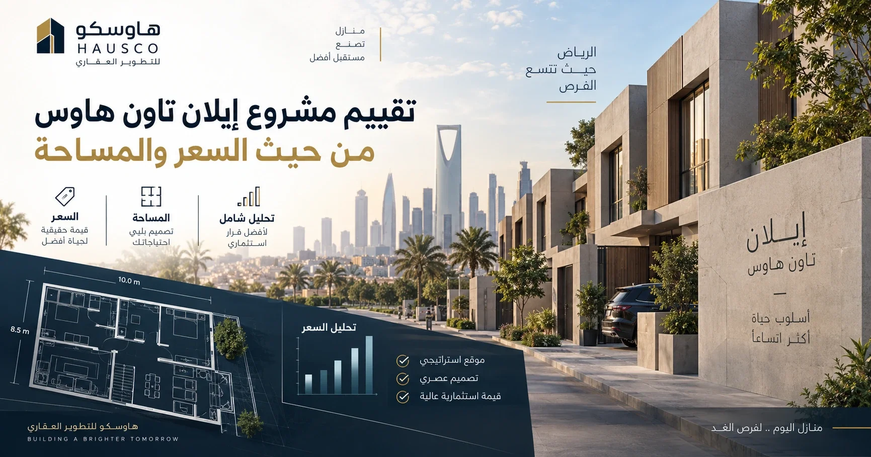 تقييم مشروع إيلان تاون هاوس: السعر والمساحة في الرياض