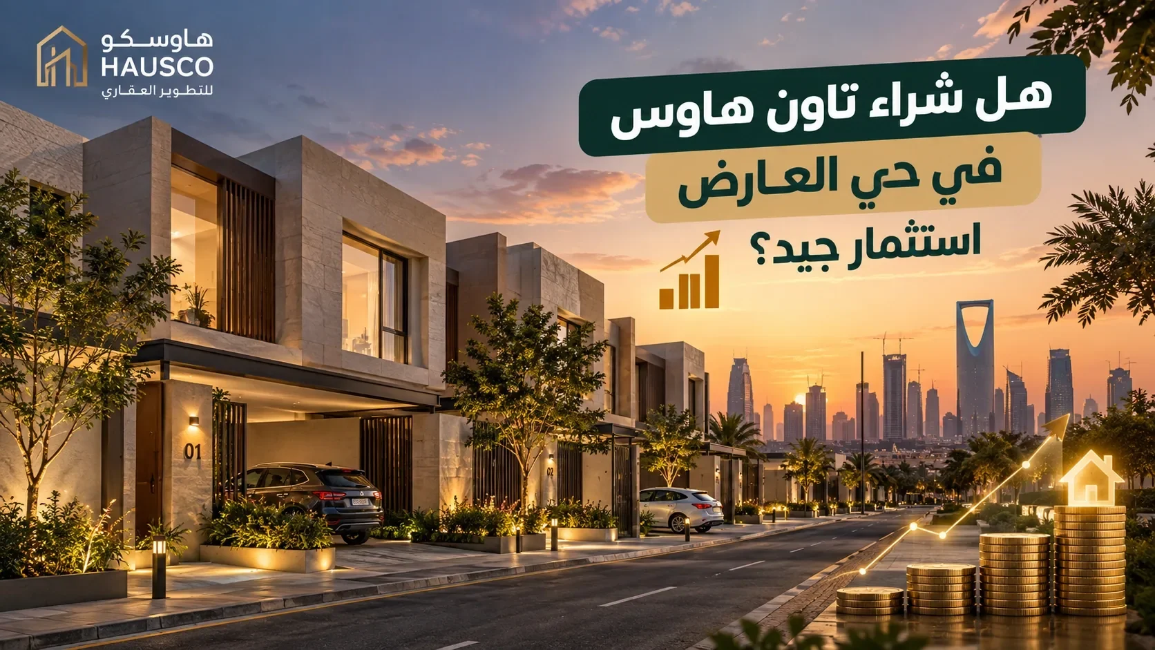 هل شراء تاون هاوس في حي العارض استثمار جيد؟ | هاوسكو