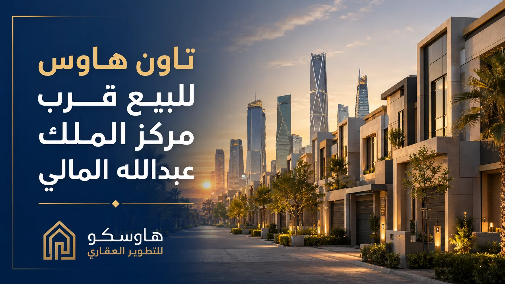 تاون هاوس للبيع قرب مركز الملك عبدالله المالي | هاوسكو