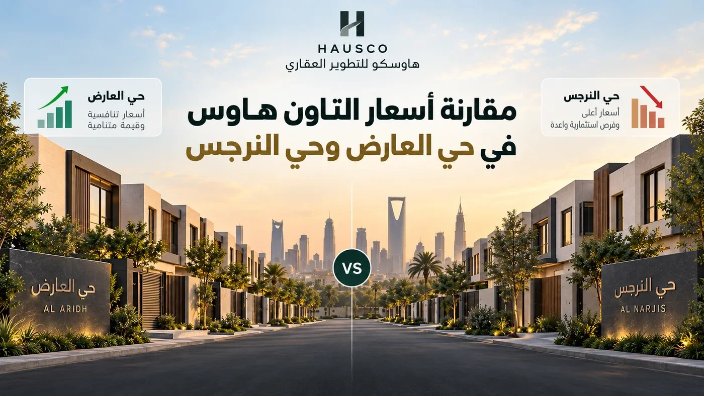 أسعار التاون هاوس في العارض والنرجس بالرياض | هاوسكو